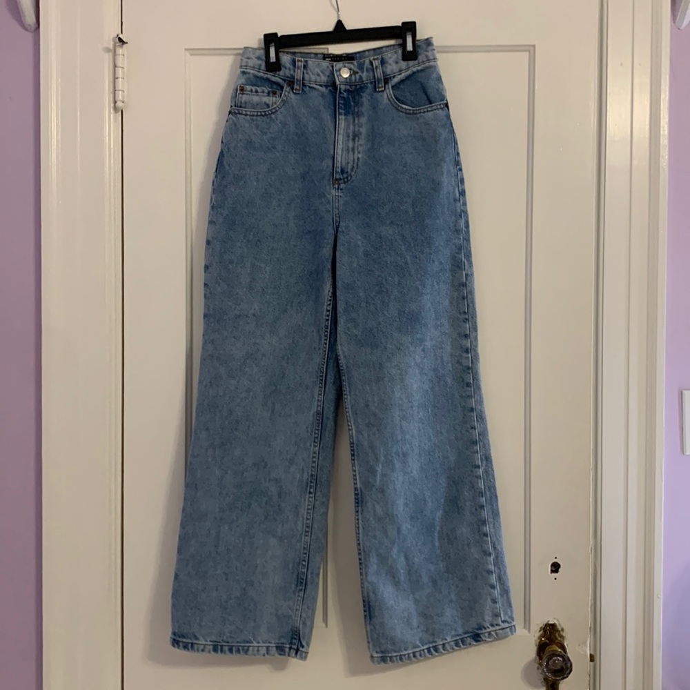 From ASOS, size 26/30, light blue jeans